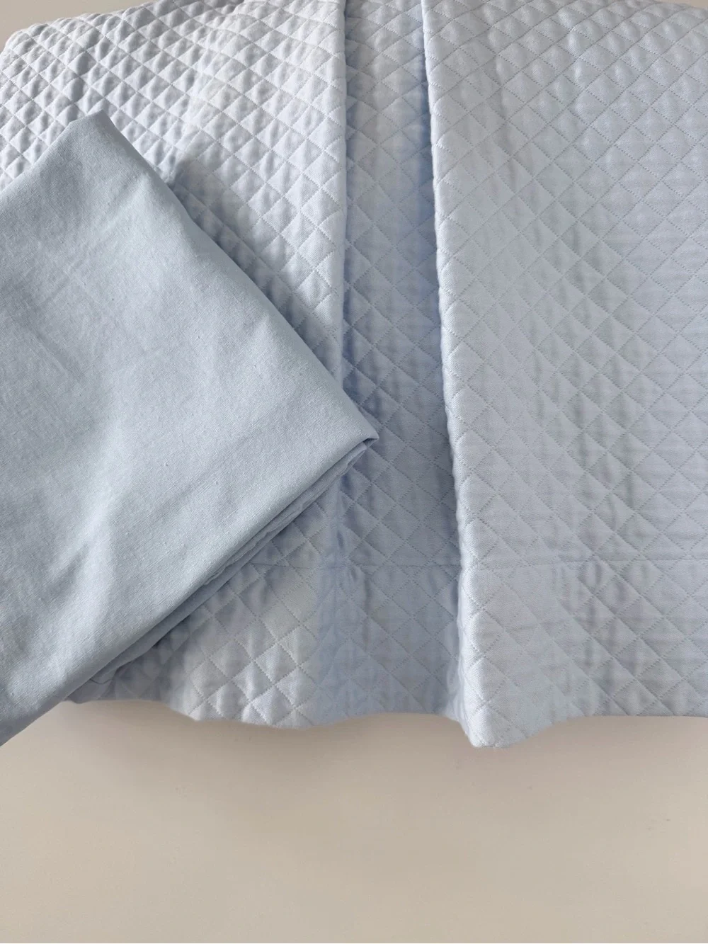 Restoration Hardware Diamond Matelasse Crib Skirt and Fitted Sheet